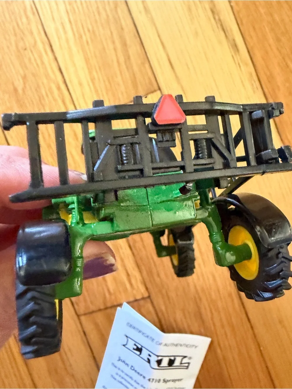 John Deere 1/64 Green Yellow 4710 Sprayer Metal /Plastic Model Toy Diecast ERTL
